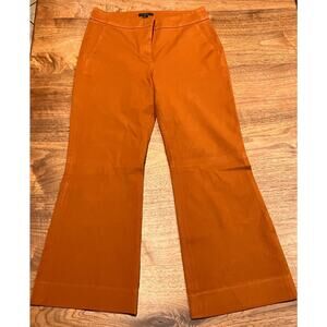 J.Crew Women’s Orange Rust Dress Pants Size 4 Tailored Career Work Slacks